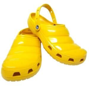 NWT Crocs Clogs Men's Size 10 Women's Size 12 Classic Neo Puff Yellow Unisex